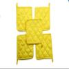 100% Cotton (Pack of 100) Pot Holder 7" x 7" Square, Solid Gold Color Everyday Quality Kitchen Cooking, Heat Resistance!! - Made by HM Covers view 1