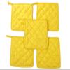 100% Cotton (Pack of 90) Pot Holder 7" x 7" Square, Solid Gold Color Everyday Quality Kitchen Cooking, Heat Resistance!! - Made by HM Covers view 1