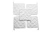 100% Cotton (Pack of 70) Pot Holder 7" x 7" Square, Solid White Color Everyday Quality Kitchen Cooking, Heat Resistance!! - Made by HM Covers view 1