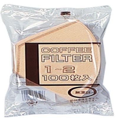 Bonmac 1-2 Cups Unbleached Filter NB-100N 100 Count #816135