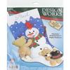 Design Works Crafts Stocking Kit18 Snowman/Teddies view 2