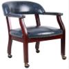 Boss Office Products B9545-BE Ivy League Executive Captains Chair view 1
