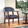 Boss Office Products B9545-BE Ivy League Executive Captains Chair view 2