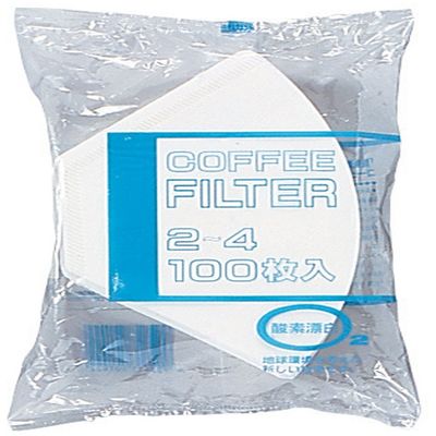 Bonmac Coffee Filters 2-4 Cups Enzyme Bleach Filters NB-200S 100 Count #816126