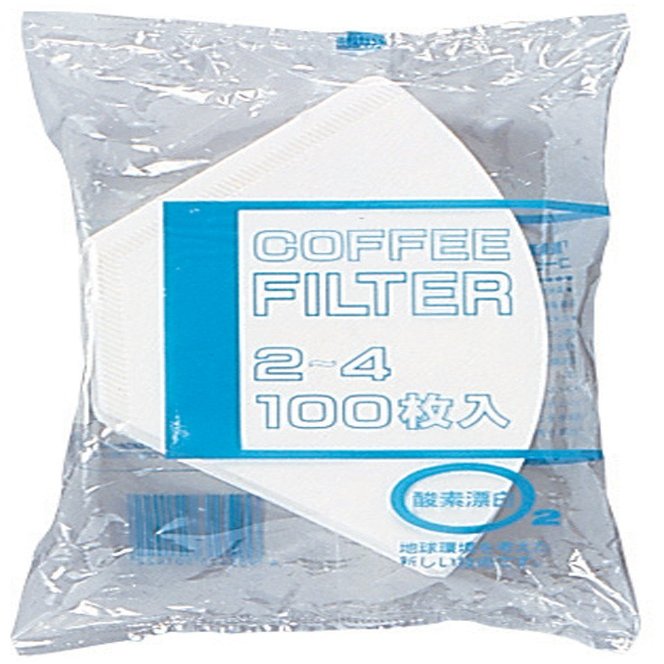 Bonmac Coffee Filters 2-4 Cups Enzyme Bleach Filters NB-200S 100 Count #816126