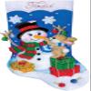 Design Works Crafts Stocking Kit 18" Busy Bunny view 2