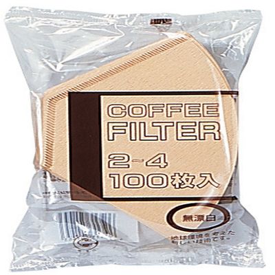 Bonmac Coffee Filters 2-4 Cups Unbleached Filters NB-200N 100 Count #816136