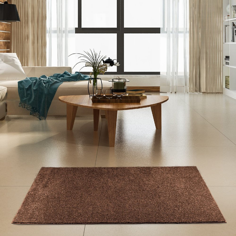 Galaxy Way Kids Favourite Area Rugs Brown - 5' x 7' Rectangle, Indoor, Stain Resistant, Perfect for Living Room, Bedroom, Dining Room, Entryway, Doorway, Pet & Kids Friendly Rug, Wedding, Made in USA