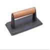 KitchenCraft Cast Iron Bacon Press/Steak Weight, 21 x 11 cm (8.5" x 4.5") view 1