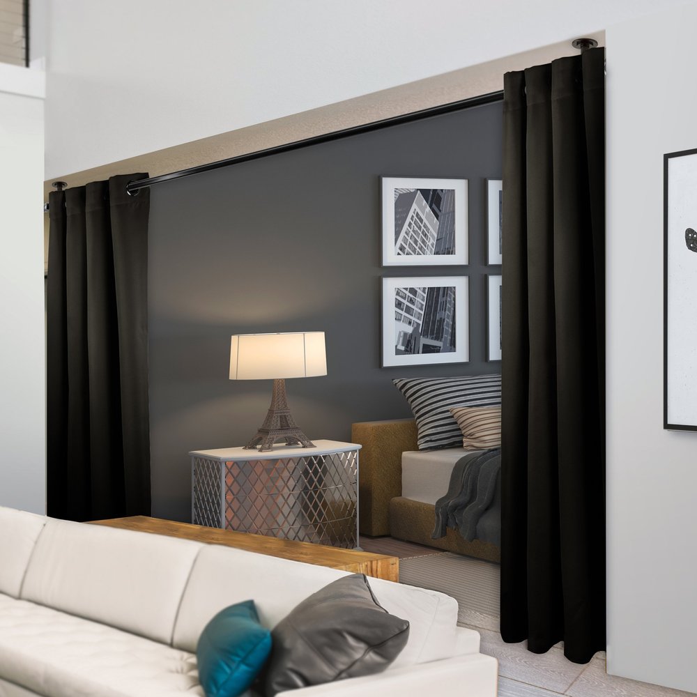 Rod Desyne Window Thermal Isulated Blackout Curtain with Metal Grommet, 180" x 108", Dark Grey - 1 Panel