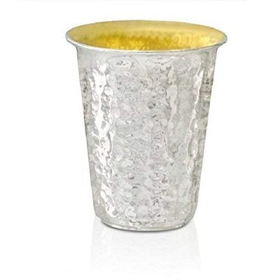 Hammered Kiddush cup