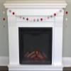 Valentine's Day Garland- 1" Felt Balls- 100% Wool Felt- Mantle Banner, Shelf Home Decor Gift- Handmade by Matthew and Mae (Red/Baby Pink/Gray/White) view 2