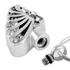 Oinsi Pet Memorial Jewelry Crystal Butterfly Cremation Urn Necklace for Ashes with Fill Kits (Silver Tone) view 2