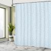 Ambesonne Greek Themed Shower Curtain, Geometrical Maze Pattern Design Hellenistic Origins in Pastel Tones, Cloth Fabric Bathroom Decor Set with Hooks, 69" W x 75" L, Blue and White view 4