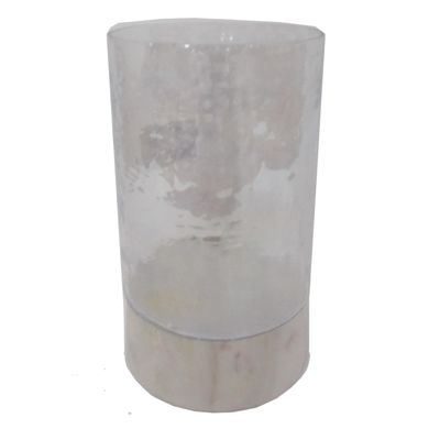 A&B Home DOMA Candle Holder 5 Inch - Elegant Shimmering Glass Candleholder (6-Piece Set) Clear/Classic Vintage