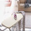Encasa XO Ironing Board Cover and Pad 49"x18" - 4mm Felt Wide Iron Board Cover with Padding - Heat Resistant, Stain-Safe Dye, Non Slip Elastic Bungee Cord Tightening Iron Table Cover Natural view 3