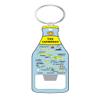 Beer Bottle Opener Caribbean Islands Novelty Keychain- Caribbean Map Souvenir Key Chain or Gift Idea (The Caribbean) view 1