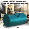 BenefitUSA Artificial Xmas Tree Carry Storage Bag with Handles Holiday Storage Container (Green, 52''x Dia. 30'' for up to 8') view 1