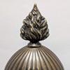 Home Decoration Acccessories Decorative Tabletop Finial Brass with Bronze Finish Embossed Pineapple Design Round Base 17" High view 2
