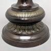 Home Decoration Acccessories Decorative Tabletop Finial Brass with Bronze Finish Embossed Pineapple Design Round Base 17" High view 3