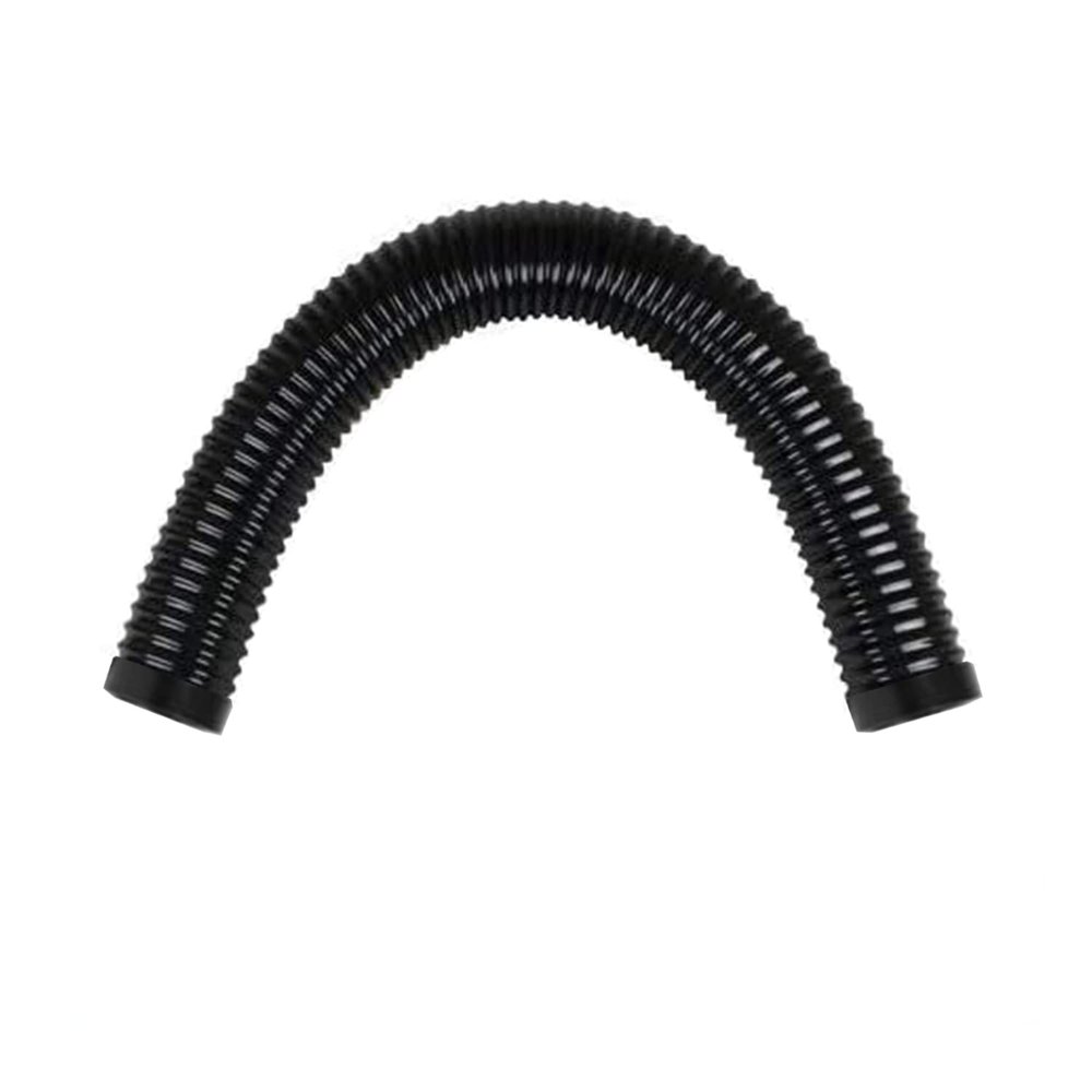 Replacement VacPan Rough-In Kit Facilitates Installation Under a Cabinet, Includes 3-Foot Flexible Hose, Low-Profile Elbow, Two Hose Clamps, Black Plastic, 1 Kit