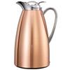 Service Ideas CJZ1CP Classy Carafe, Glass Lined vacuum insulated, 1 Liter, 33.8 Ounces, Copper Finish view 1