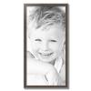 ArtToFrames 17x34 Inch Silver Picture Frame, This 1.30 Inch Custom Wood Poster Frame is Antique Silver - Comes with Economy Acrylic and Corrugated Backing (2WOMD6661-17x34) view 3