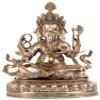 Exotic India Lord Ganesh in Nepalese Style Home Dcor Ganesha Brass Statue, Man Singh view 1