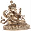 Exotic India Lord Ganesh in Nepalese Style Home Dcor Ganesha Brass Statue, Man Singh view 2