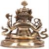 Exotic India Lord Ganesh in Nepalese Style Home Dcor Ganesha Brass Statue, Man Singh view 3