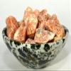 Natural Orange Calcite Rough Sparkling Gemstone Crystal Mineral Specimen Cabochon Cabs from Brazil - 20PCS view 2