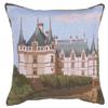 Castle Azay Le Rideau French Tapestry Cushion - 19 in. x 19 in. Cotton by Charlotte Home Furnishings view 1