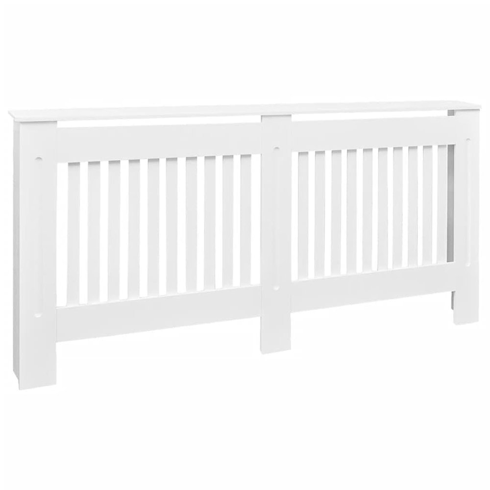 vidaXL 67.7" MDF Radiator Cover in White