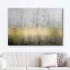 wall26 Canvas Print Wall Art Gold, Gray & Black Abstract Landscape Geometric Shapes Illustrations Modern Art Alternative Dramatic Multicolor Dark for Living Room, Bedroom, Office - 24"x36" view 2