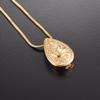 Oinsi Peace Dove &Teardrop Stainless Steel Cremation Necklace To Hold Ashes -Pet Memorial Urn Jewelry (Gold) view 2