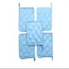 HM Covers Well-Made of Durable and Comfortable 100% Cotton 9" x 9" Inches Pot Holder Non-Slip & Highest Protection & Performance Color - Light Blue Color - { Pack of 80 } - Made view 1