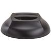 Cambro Harbor Meal Delivery System Black Polypropylene Insulated Dome Cover - 10 1/4"Dia x 3"H view 1