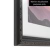 ArtToFrames 14x35 Inch Black Picture Frame, This 1.25 Inch Custom Wood Poster Frame is Black - Comes with Economy Acrylic and Corrugated Backing (2WOMD10188-14x35) view 4