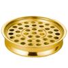 CCS Communion Tray-Stackable with 40 Hole Insert-Brass Tone view 1