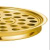 CCS Communion Tray-Stackable with 40 Hole Insert-Brass Tone view 2