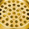 CCS Communion Tray-Stackable with 40 Hole Insert-Brass Tone view 3