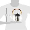 Bodum Piston Teapot, Stainless Steel Filter, Natural Bamboo Handle, Transparent, Glass, Glass, Bambou, Transparent, INOX, 1,5 L view 3