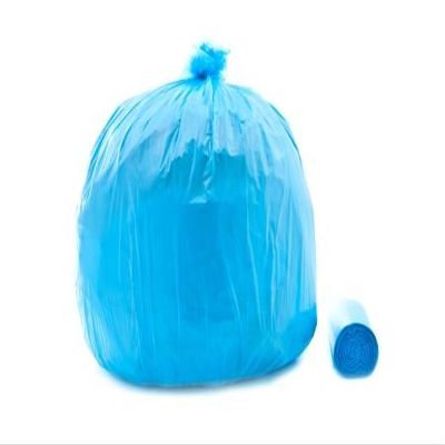 Powerfull Butt Buster Blue 38" x 48" 3X Heavy Duty Can Liners, 44 Gallon - Blue, on Rolls (10 Rolls, 10 Liners per Roll, 100 Liners Total)