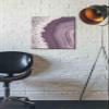 Epic Graffiti 'Agate Geode I PLUM' by Wild Apple Portfolio, Canvas Wall Art, 16"x18" view 4