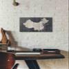 Epic Graffiti 'Old World Map China' by Wild Apple Portfolio, Canvas Wall Art, 12"x18" view 4