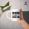 Designsify 11oz White Coffee Mug Ceramic Tea-Cup Drinkware with Handle view 4