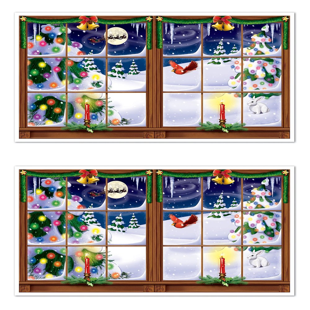 Beistle S20195AZ2 Christmas Insta View, Multicolored