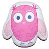 Cozy Line Home Fashions Cute Pink Owl Throw Pillow, Embroidered Decorative Pillow for Kids, Girls(Pink Owl) view 1