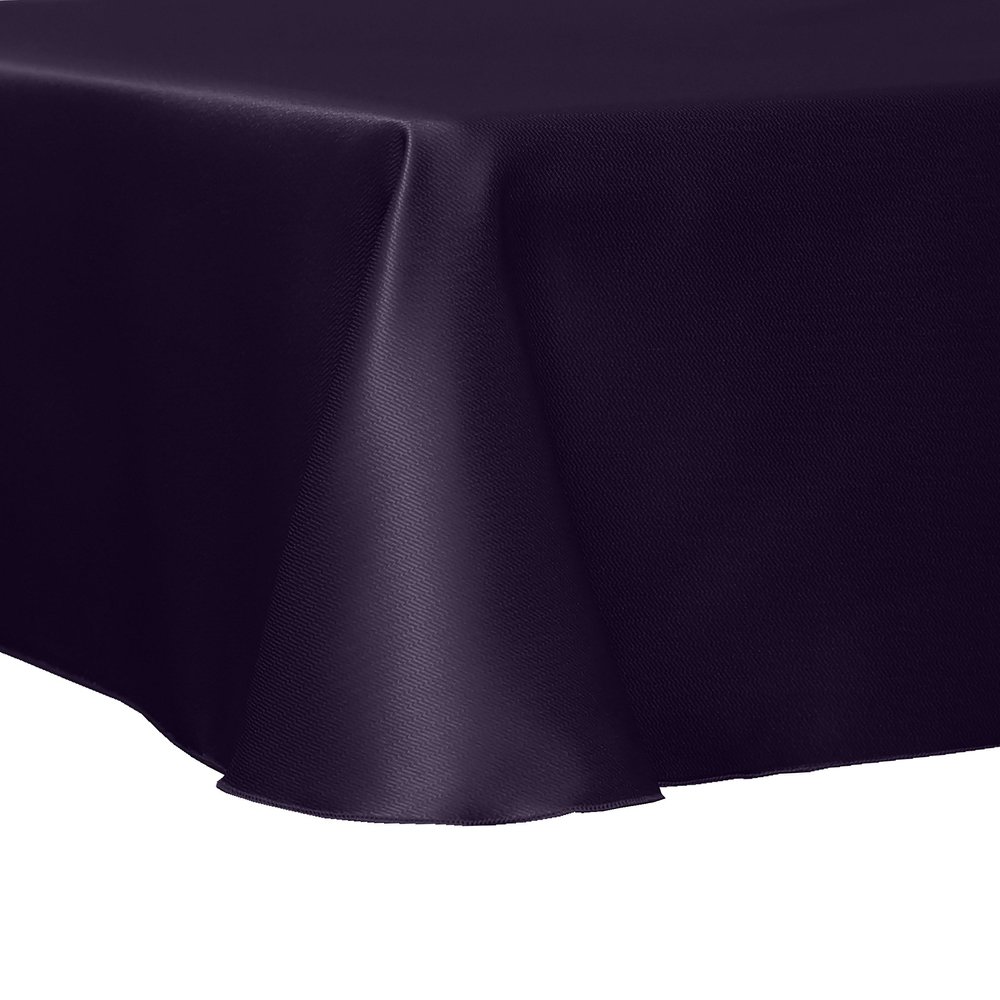 Ultimate Textile -3 Pack- Herringbone - Fandango 72 x 120-Inch Oval Tablecloth, Purple
