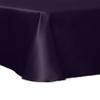 Ultimate Textile -3 Pack- Herringbone - Fandango 72 x 120-Inch Oval Tablecloth, Purple view 1